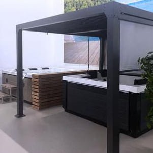 4 Metre Electrical Blind for Gazebo Pergolas