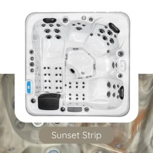 Aurora Twin Lounger 5 Person Spa (LAST ONE IN COLOUR)